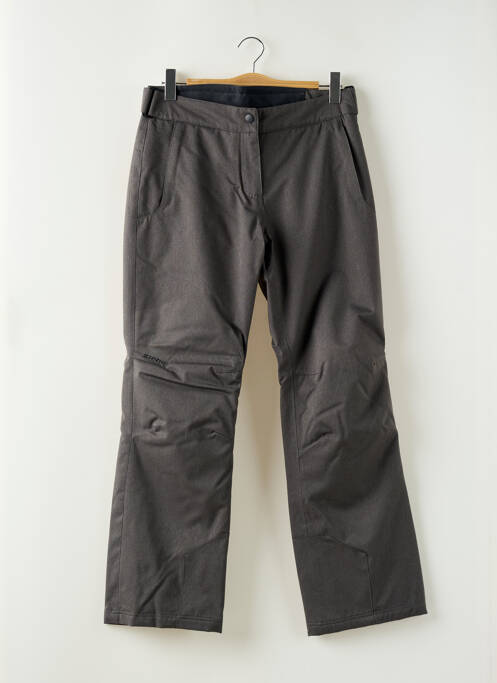 Pantalon droit gris ZIENER pour femme