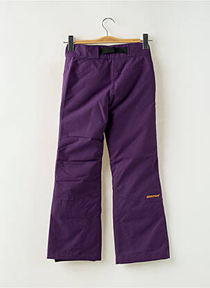 Pantalon droit fermeture zippée sous rabat pressionné taille ajustable violet ZIENER fille