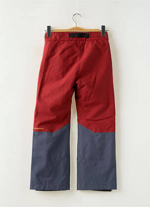 Pantalon droit fermeture zippée sous rabat pressionné taille ajustable rouge ZIENER garçon