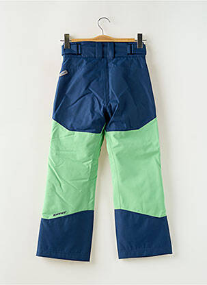 Pantalon droit fermeture zippée sous rabat boutonné taille ajustable bleu ZIENER fille