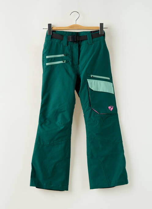 Pantalon droit vert ZIENER pour fille