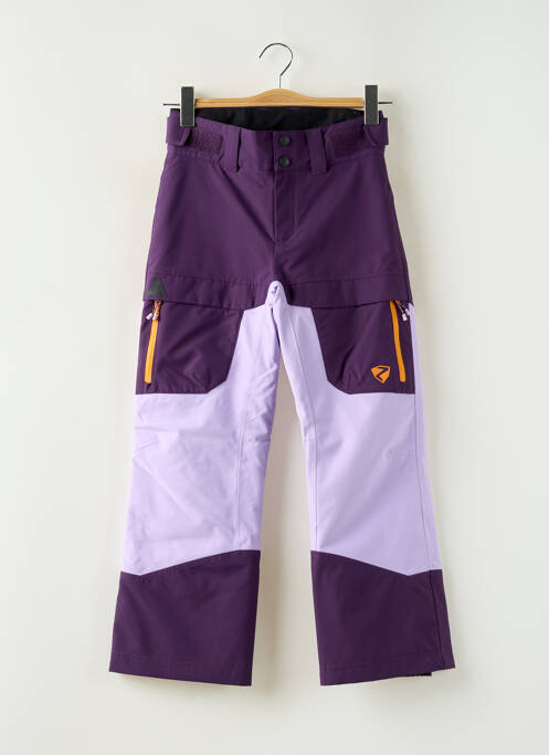Pantalon droit violet ZIENER pour fille