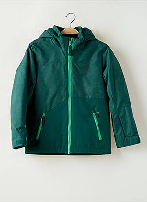 Parka poches a capuche vert ZIENER garçon