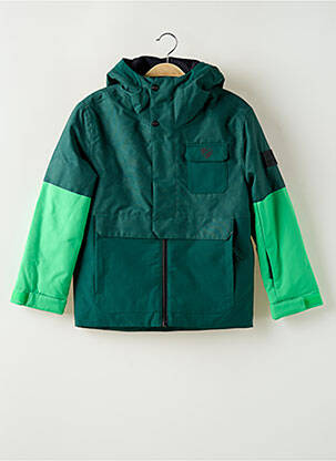 Parka poches a capuche vert ZIENER garçon
