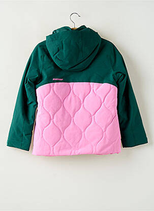 Parka fermeture zippée sur le devant a capuche rose ZIENER fille