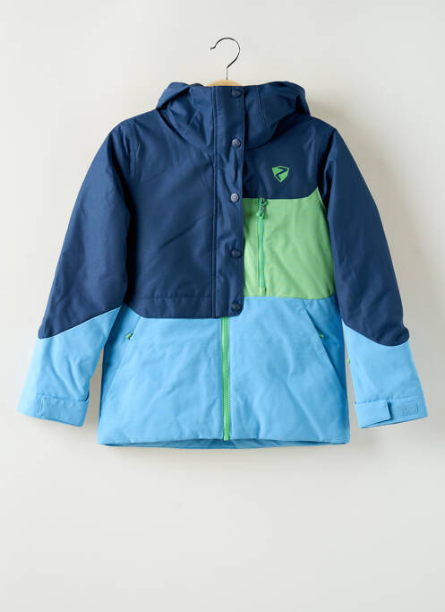 Parka poches a capuche bleu ZIENER garcon