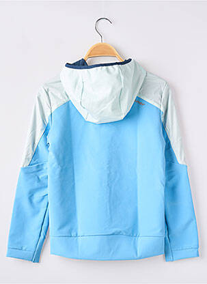 Coupe-vent poches a capuche bleu ZIENER garcon