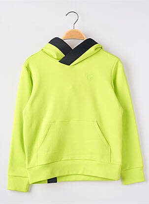 Sweat-shirt à capuche poches manches longues vert ZIENER garcon