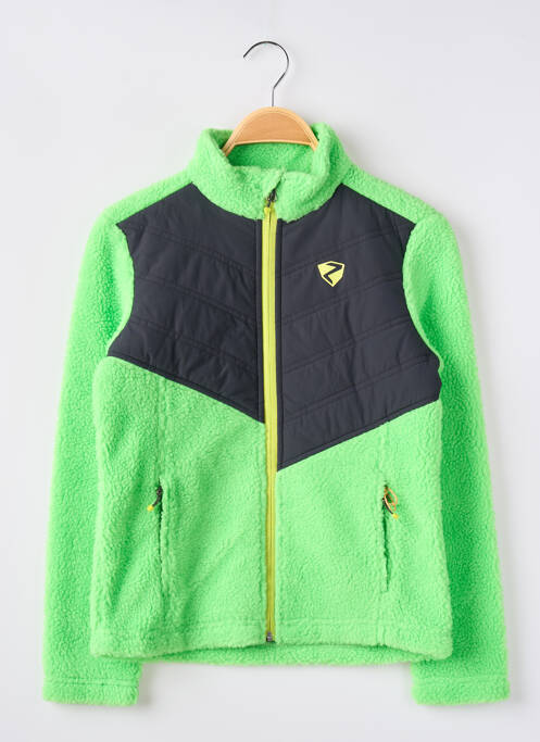 Veste casual poches vert ZIENER garcon