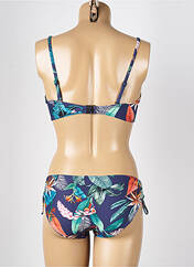 Maillot de bain 2 pièces bleu LAGON BLEU pour femme seconde vue