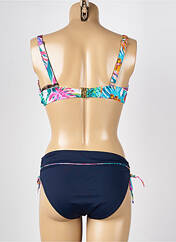 Maillot de bain 2 pièces bleu MISS CARAÏBES pour femme seconde vue
