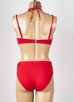 Maillot de bain 2 pièces stretch haut bandeau rouge LOLITA ANGELS femme
