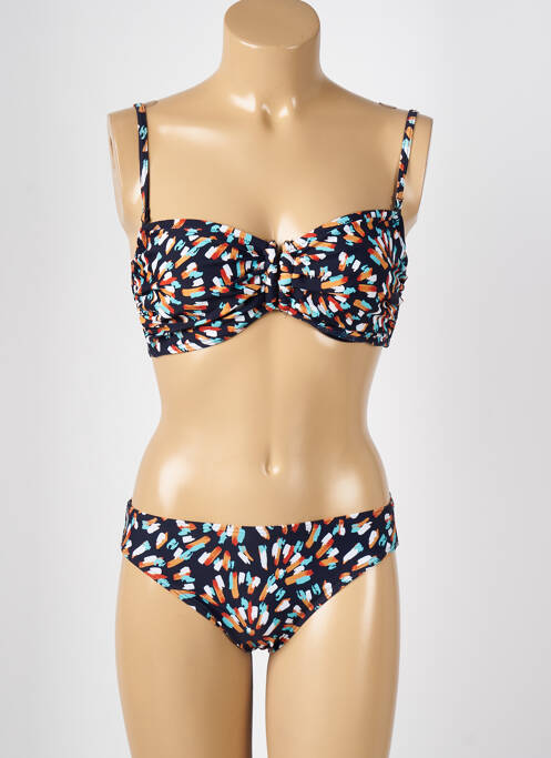 Maillot de bain 2 pièces bleu LAGON BLEU pour femme