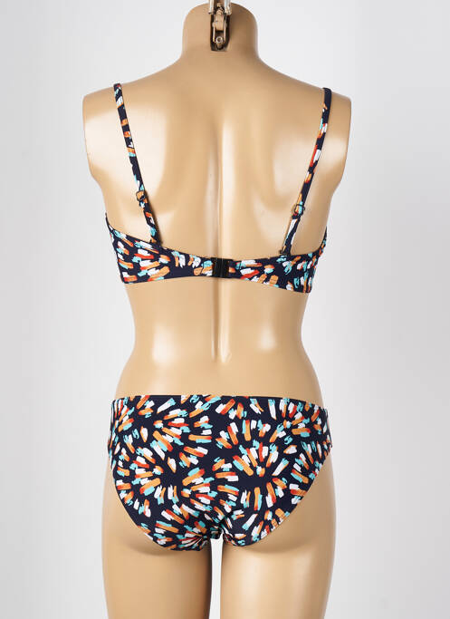 Maillot de bain 2 pièces bleu LAGON BLEU pour femme