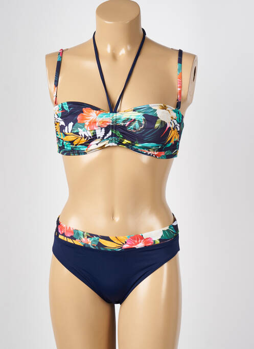 Maillot de bain 2 pièces bleu LOLITA ANGELS pour femme