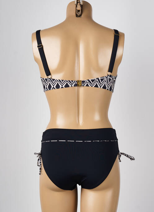Maillot de bain 2 pièces noir MISS CARAÏBES pour femme