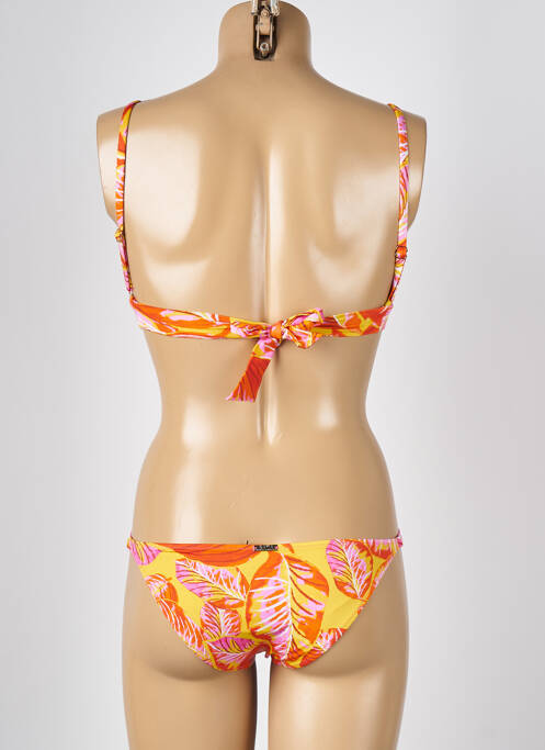 Maillot de bain 2 pièces orange KIWI pour femme