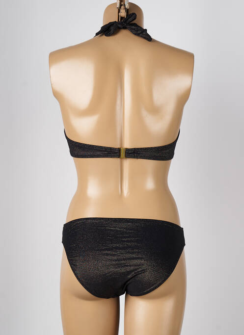 Maillot de bain 2 pièces stretch haut triangles noir LOLITA ANGELS femme