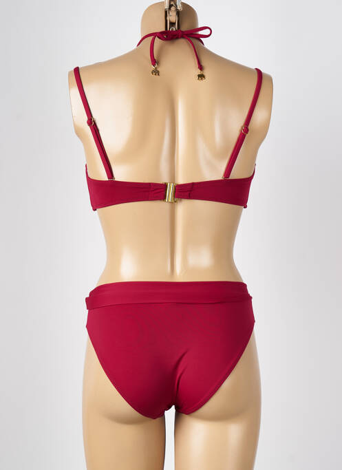 Maillot de bain 2 pièces stretch haut bandeau rouge LOLITA ANGELS femme
