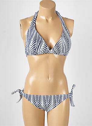 Maillot de bain 2 pièces bleu BLUELOBSTER pour femme