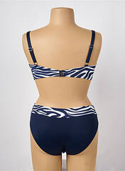 Maillot de bain 2 pièces bleu MISS CARAÏBES pour femme seconde vue