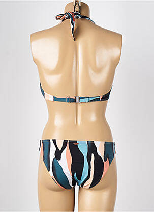 Maillot de bain 2 pièces stretch haut soutien-gorge balconnet bleu BLUELOBSTER femme