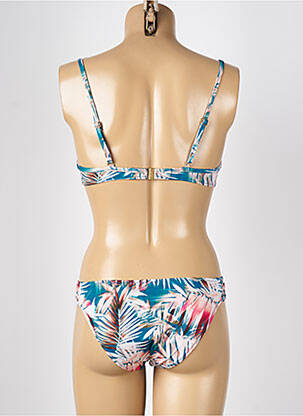 Maillot de bain 2 pièces stretch haut soutien-gorge moulé bleu LOLITA ANGELS femme
