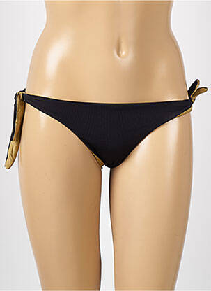 Bas de maillot de bain stretch culotte noir KIWI femme