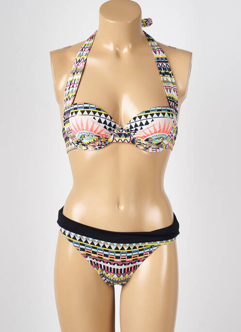 Maillot de bain 2 pièces noir BLUELOBSTER pour femme