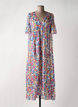 Robe longue violet VINTAGE LOVE pour femme