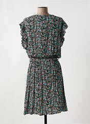 Robe mi-longue noir LES PETITES FLEURS pour femme seconde vue
