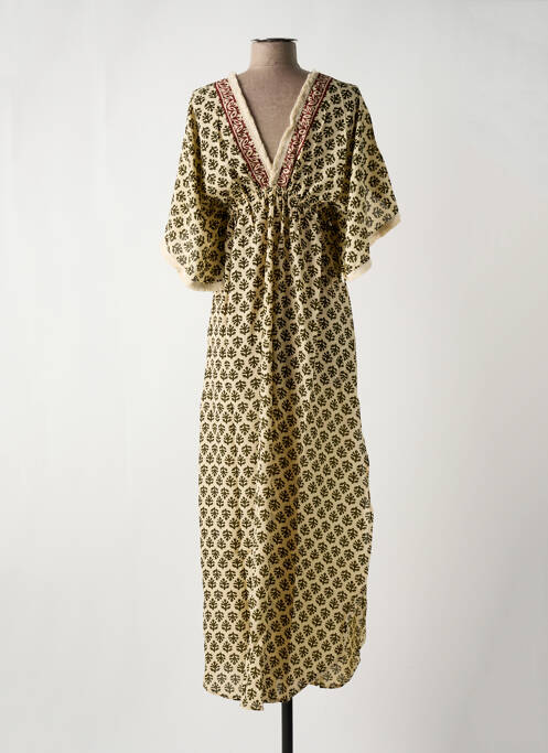 Robe longue beige PINK P pour femme