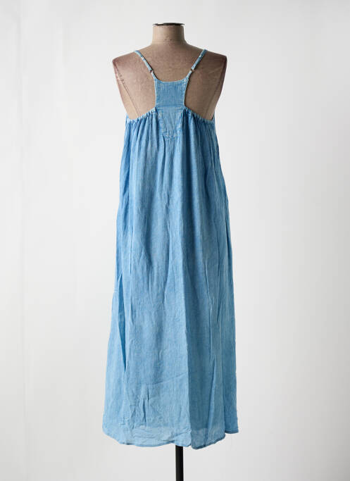 Robe longue bleu PINK P pour femme
