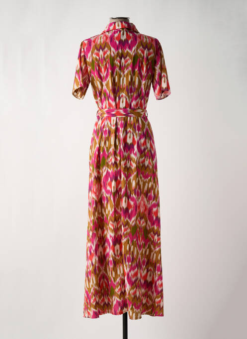 Robe longue rose RUE DES ABBESSES pour femme