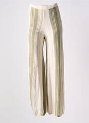 Pantalon droit vert ANGE pour femme seconde vue