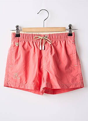 Short de bain fermeture liens à nouer rose RAMATUELLE garcon