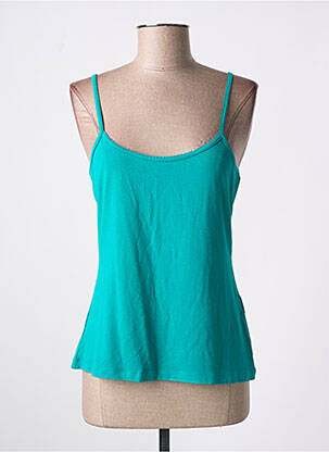 Top tissage jersey fines bretelles bleu KING LOUIE femme