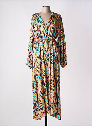 Robe longue manches longues manches longues beige BANDITAS FROM MARSEILLE femme