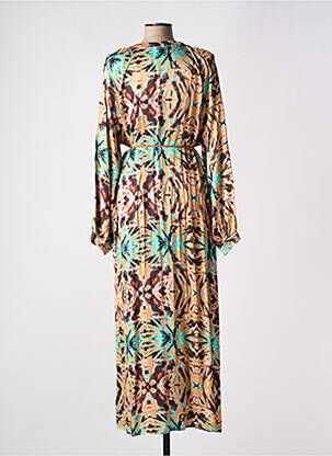 Robe longue manches longues manches longues beige BANDITAS FROM MARSEILLE femme
