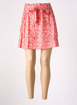 Jupe courte taille élastique rose MOLLY BRACKEN femme