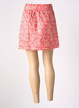 Jupe courte taille élastique rose MOLLY BRACKEN femme