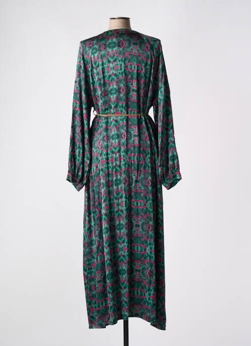 Robe longue manches longues manches longues vert BANDITAS FROM MARSEILLE femme