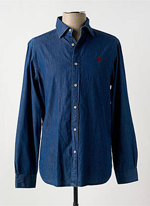 Chemise manches longues bleu U.S. POLO ASSN pour homme