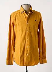 Chemise manches longues jaune U.S. POLO ASSN pour homme seconde vue