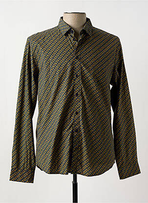 Chemise manches longues vert NO EXCESS pour homme