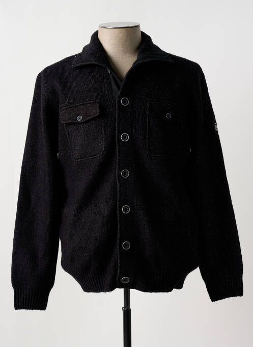 Gilet manches longues noir PETROL INDUSTRIES pour homme