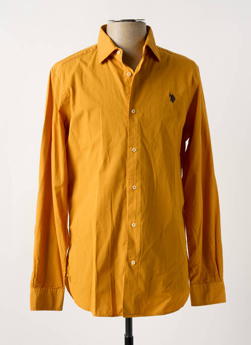 Chemise manches longues jaune U.S. POLO ASSN pour homme