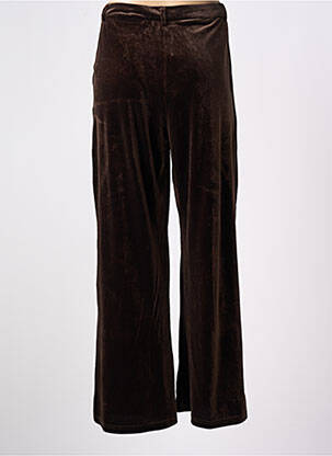 Pantalon flare stretch taille haute marron MOLLY BRACKEN femme