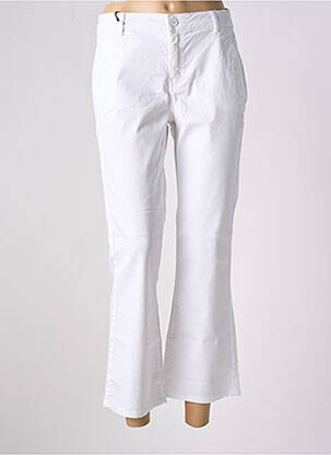 Jeans bootcut taille normale taille normale blanc HAPPY femme