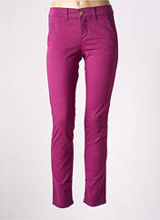 Pantalon chino violet HAPPY pour femme seconde vue